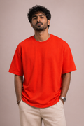 RED SOLID T-SHIRT