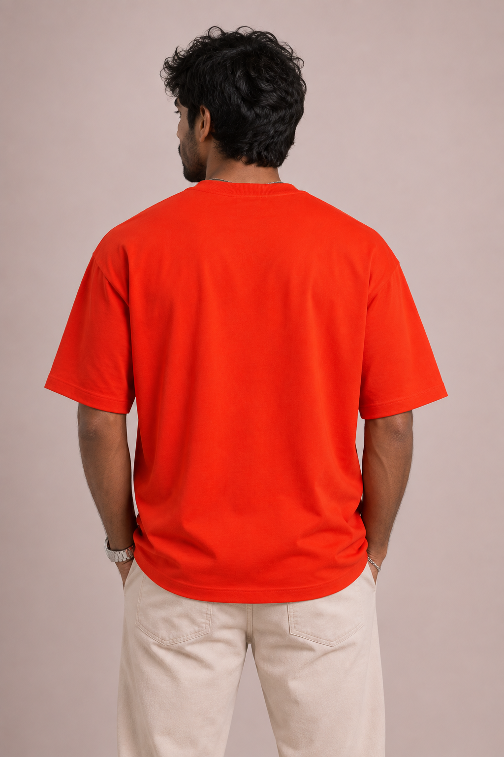 RED SOLID T-SHIRT