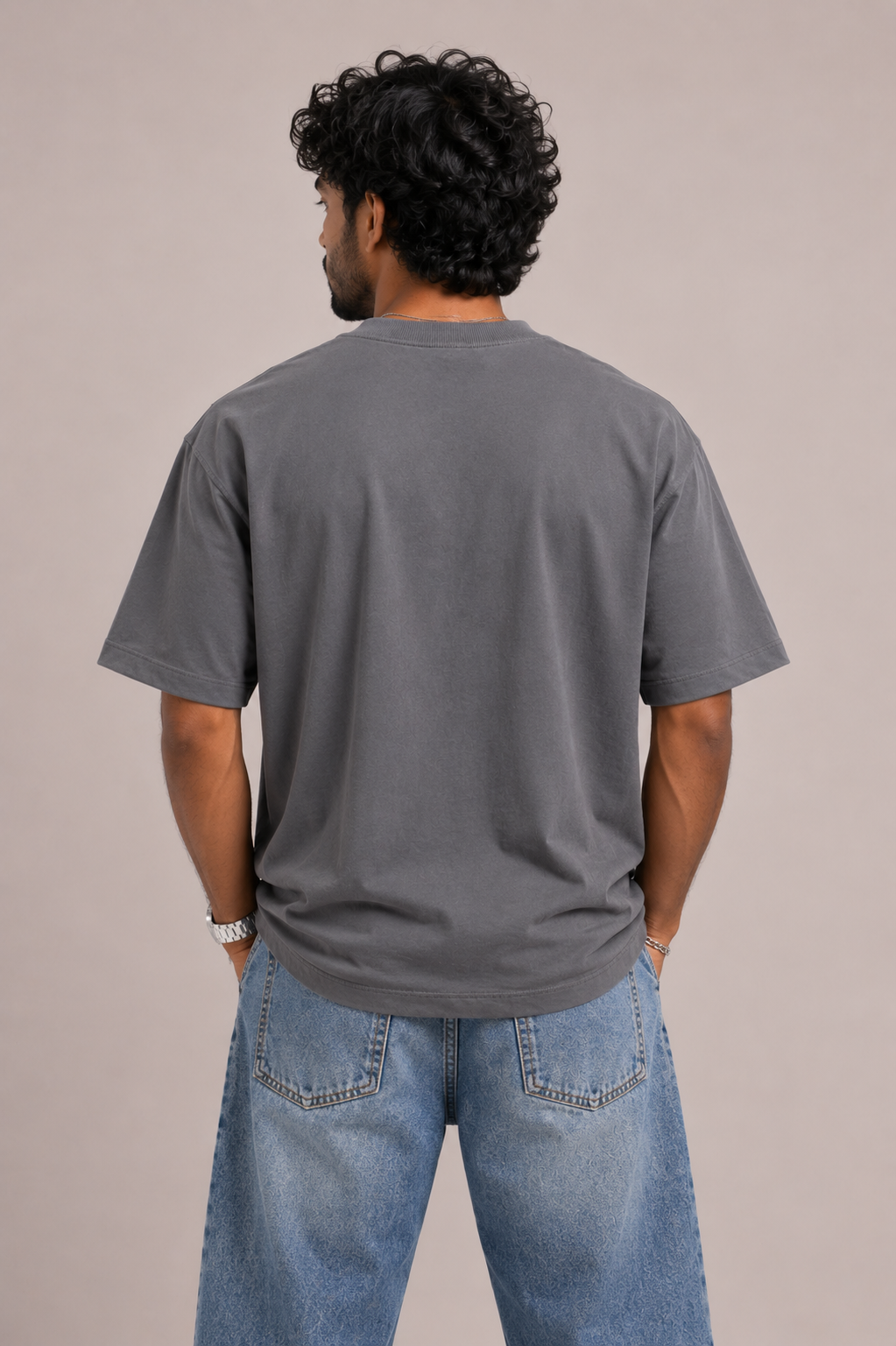 GREY SOLID T-SHIRT